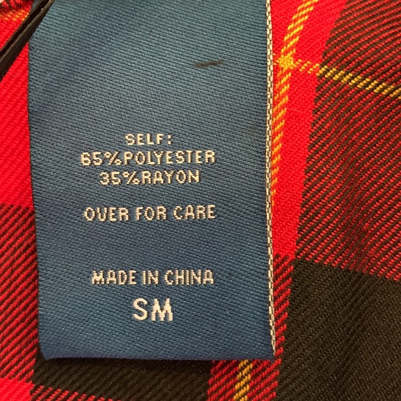 Harry Potter Gryffindor Red & Black Plaid Skirt, NWT, S - Picture 9 of 13